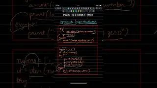 Python Day 35 | try except Explained | Error Handling
