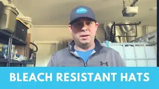 Bleach Resistant Pressure Washing Hats