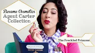 Makeup Tutorial using Besame Cosmetics Agent Carter line!