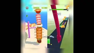 Sandwich Runner VS Stack Colors #gameplay #games #iosgameplay (Android, iOS)