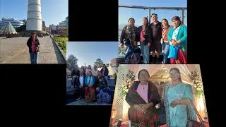 Aaunus Sangai Ghumam Dharahara Ktm n first time trying Traditional newari food Yomuri n Bara 😋 ..