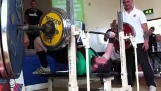 NIPF benchpress comp 160kg PR. Lift 3