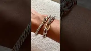 Unboxing David Yurman Madison Chain Bracelet and DY Cable Flex Bracelet. #DavidYurman #jewelry￼