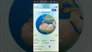 Globle Capitals Day 37 #globle #geography #world #maps #capitals