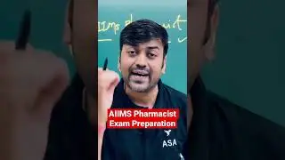 AIIMS Pharmacist exam preparation #pharmacist #shorts #exam #job #government #amarsayaracademy