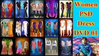 Women PSD Dress DVD 01 For Adobe Photoshop