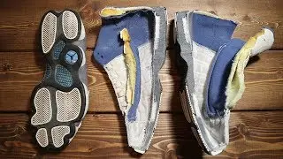 Что внутри кроссовок / Разделываем Nike Jordan 13 Flint