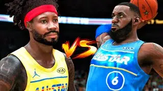 NBA 2K22 My Career - ALL-STAR GAME vs TEAM LEBRON! Next Gen Best PG Build Gameplay