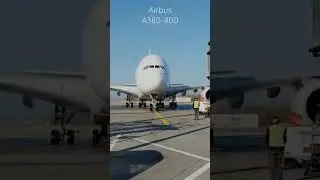 Airbus A380-800 coming to gate and parking video #airtraffic #airportmanagement #addictivegame
