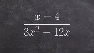 Factoring out the GCF to simplify the rational expression