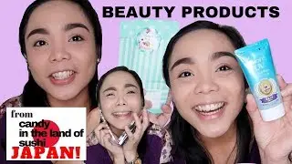 MAKEUP SWAP | JAPANESE BEAUTY PRODUCTS UNBOXING + TRY ON HAUL | with candyinthelandofsushi
