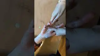 Gentle hand massage to ease arthritis pain and bring comfort