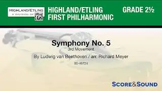 Symphony No. 5, arr. Richard Meyer &ndash; Score & Sound
