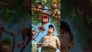 The Monkey and the Cap Seller 🐒🧢 | Smart Thinking Saves