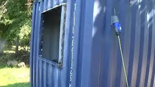 Shipping container catering unit conversion