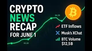 Crypto Market Reacts to ETF Surge & XChat Launch | June 1, 2025 Recap