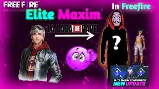 New Elite Character Coming soon😍| Elite Maxim In Freefire | New event in freefire | New character