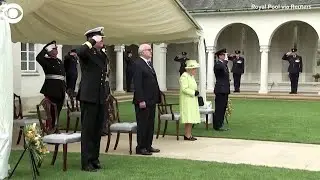 WEB EXTRA: Queen Elizabeth Attends First In-Person Event Of 2021