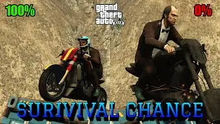 GTA V Realistic Crashes | Epic Survival Chance Test #4