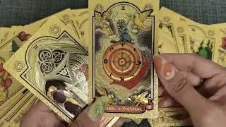 Обзор Gold Foil Tarot (  репринт Neo Raider Tarot) Золотое Таро