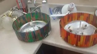 Mid Century Modern/Vintage Light Fixtures at a Habitat Restore