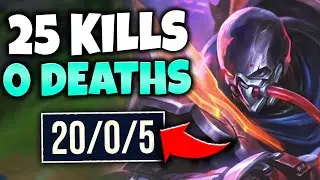 #1 PYKE NA CATCHES FIRE IN RANKED! (PERFECT 20-0-5 GAME) - League of Legends