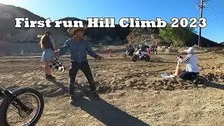 Hell On Wheels Holiday Hill Climb 2023 Preunit Triumph vs Preunit Triumph