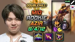 Azir Mid Build Rookie Crown of the Shattered Queen Conqueror - LOL KR Master Patch 13.22