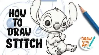 Stitch Pencil Drawing | Disney&rsquo;s Lilo & Stitch | Infinite Painter Timelapse (Android)