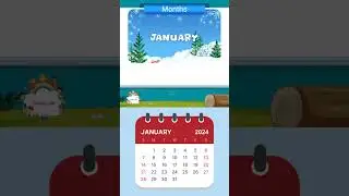 CALENDAR MONTH LEARNING (JANUARY) ENGLISH EDUCATION #month #learning #education #video #calendar