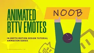 Animated Twitch Emotes BTTV in After Effects 2021
