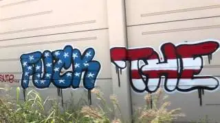 F*CK THE SYSTEM - Houston,TX Graffiti