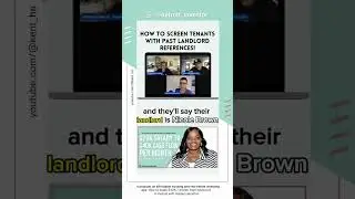 How to screen tenants with past landlord references!
