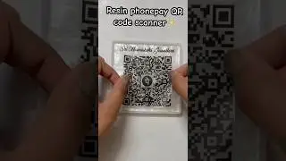 Resin phonepay QR CODE scanner &hearts;️ #resinart#resin#art#youtubeshorts, #artshorts#qrcode #shortsfeed