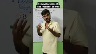 Removal process of Vice President of India | उपराष्ट्रपति को उनके पद से कैसे हटाया जाता है ?