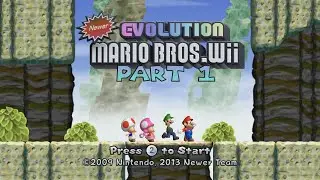 Newer Evolution Mario Bros.Wii #32 Walkthrough 100%