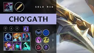 Cho'Gath Mid vs Ekko - EUW Diamond Patch 26.01