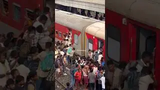 This year very crowd in train festival#train #foryou #facts #indianrailways#railwaycontent #shorts