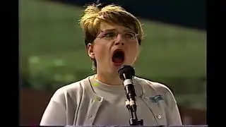 (VHS, 1998) Lone Star Park at Grand Prairie, TX | National Anthem Kerry West Found Footage