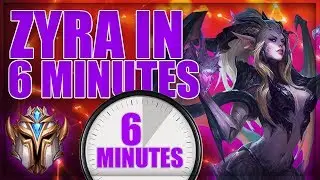 Challenger Zyra Builds, Abilities and Runes in 6 Minutes (Preseason 9)