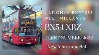 (New Years special) National Express West Midlands 4632 BX54 XRZ 31/12/25