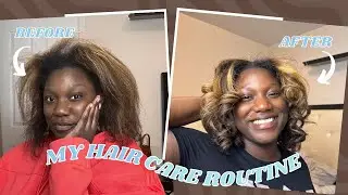 Curling My Medium Hair With Flatiorns | Wash Day | TrenijahG | 2024