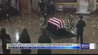 Former senate majority leader Harry Reid remembered