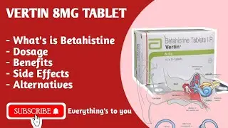 VERTIN 8MG TAB | Full Details | Medicines details in Tamil | Marundhu Kadai
