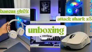 Baseus GH02 _ Attack Shark X3 _ Mouse Pad Importado Kingo [ Unboxing + Review ]