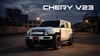 V23 สีขาว โหลด1นิ้ว ล้อแบบ 2ชิ้น #CheryV23 #autoglam #vagewheel #profender