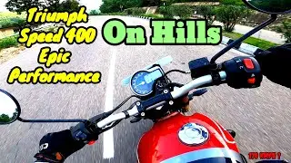 Triumph Speed 400 🏍 Uphill Performance Test | Top Speed @OfficialTriumph @thedirtyriderjojo6524 