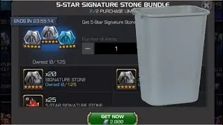 Grading True Signature Stone Trash: Marvel Contest of Champions