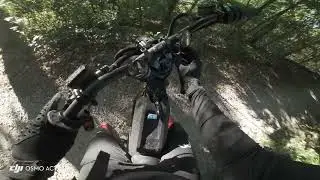 72v Surron in the best trail in Philly 