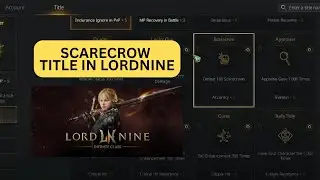 PAANO MAKAKUHA NG SCARECROW TITLE SA LORDNINE? | PANZEL GARCIA